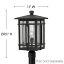 Hinkley Tucker Outdoor Medium Post Mount Lantern Alternative Image 1