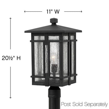 Hinkley Tucker Outdoor Medium Post Mount Lantern Alternative Image 1