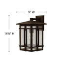 Hinkley Tucker Outdoor Medium Wall Mount Lantern - HL1964 Alternative Image 6