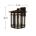 Hinkley Tucker Outdoor Medium Wall Mount Lantern - HL1965 Alternative Image 5