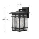 Hinkley Tucker Outdoor Small Wall Mount Lantern Alternative Image 1