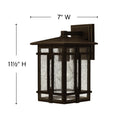 Hinkley Tucker Outdoor Small Wall Mount Lantern Alternative Image 9