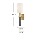 Hinkley Turin Medium Single Light Sconce Alternative Image 1