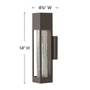 Hinkley Vapor Outdoor Small Wall Mount Lantern Alternative Image 6