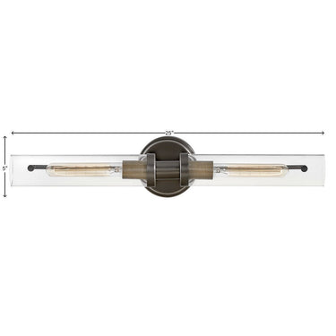 Hinkley Vaughn Large Two Light Vanity Wall Sconce Alternative Image 1