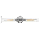 Hinkley Vaughn Large Two Light Vanity Wall Sconce Alternative Image 8
