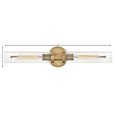 Hinkley Vaughn Large Two Light Vanity Wall Sconce Alternative Image 17