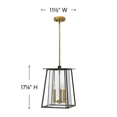 Hinkley Walker Alternative Image 11.5" Outdoor Medium Hanging Lantern Alternative Image 4