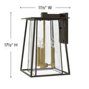 Hinkley Walker LED Outdoor Medium Wall Mount Lantern - HL2105 Alternative Image 4