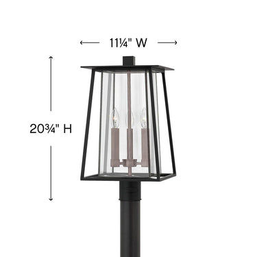 Hinkley Walker Outdoor Medium Post Mount Lantern Alternative Image 1