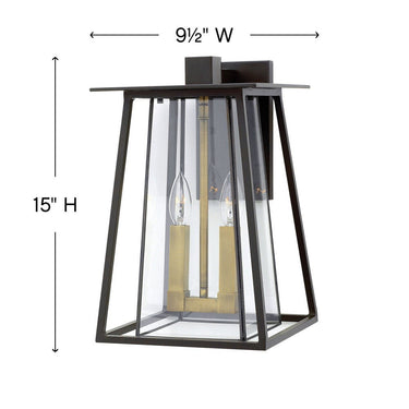 Hinkley Walker Outdoor Medium Wall Mount Lantern - HL2104 Alternative Image 5