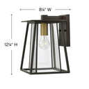 Hinkley Walker Outdoor Small Wall Mount Lantern - HL2100 Alternative Image 4