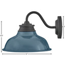 Hinkley Wallace Outdoor Medium Wall Mount Barn Light Alternative Image 8
