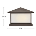 Hinkley Walter Outdoor Large Pier Mount Lantern Alternative Image 4