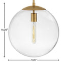 Hinkley Warby Medium Orb Pendant Alternative Image 9
