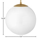 Hinkley Warby Medium Orb Pendant - HL3744 Alternative Image 2