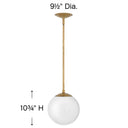 Hinkley Warby Small Pendant - HL3747 Alternative Image 7