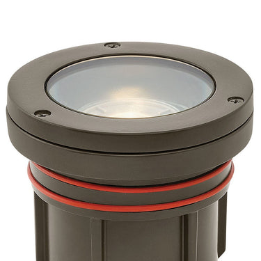 Hinkley Well Light Variable Output LED Alternative Image 3000K Flat Top in Bronze Finish Alternative Image 1