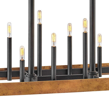Hinkley Wells Large Eighteen Light Linear Chandelier Alternative Image 3