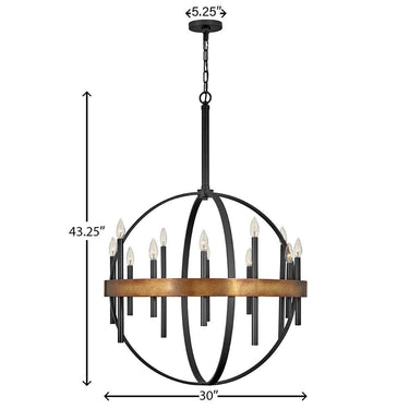 Hinkley Wells Medium Orb Chandelier Alternative Image 1