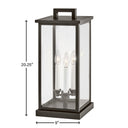 Hinkley Weymouth Outdoor Medium Pier Mount Lantern Alternative Image 4