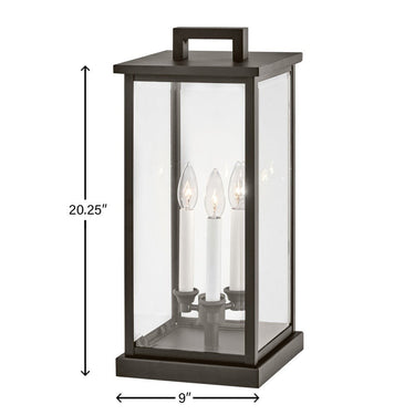 Hinkley Weymouth Outdoor Medium Pier Mount Lantern Alternative Image 4