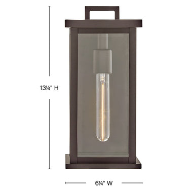 Hinkley Weymouth Outdoor Small Wall Mount Lantern Alternative Image 6