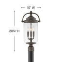 Hinkley Willoughby Outdoor Medium Post Mount Lantern Alternative Image 1