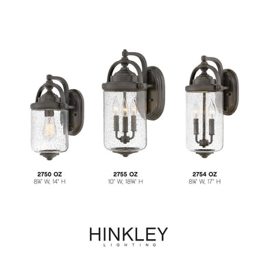 Hinkley Willoughby Outdoor Medium Wall Mount Lantern - Alternative Image 2754OZ Alternative Image 2
