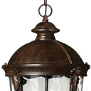 Hinkley Windsor Alternative Image 12.5" Outdoor Large Hanging Lantern in River Rock Finish Alternative Image 2
