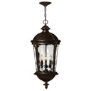 Hinkley Windsor 12.5" Outdoor Large Hanging Lantern in River Rock Finish 