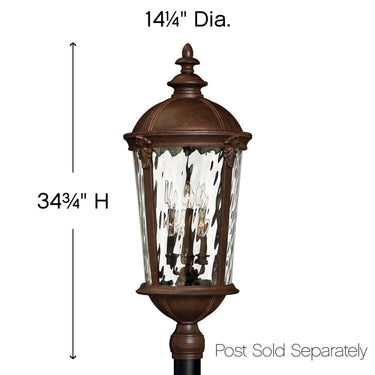 Hinkley Windsor Outdoor Extra Large Post Top or Pier Mount Lantern Alternative Image 6