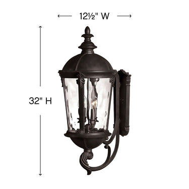 Hinkley Windsor Outdoor Large Wall Mount Lantern - HL1895 Alternative Image 1