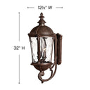 Hinkley Windsor Outdoor Large Wall Mount Lantern - HL1895 Alternative Image 6