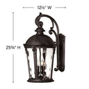 Hinkley Windsor Outdoor Large Wall Mount Lantern - HL1899 Alternative Image 1