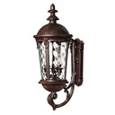 Hinkley Windsor Outdoor Large Wall Mount Lantern in River Rock Finish 