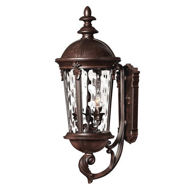 Hinkley Windsor Outdoor Large Wall Mount Lantern in River Rock Finish 