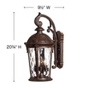 Hinkley Windsor Outdoor Medium Wall Mount Lantern Alternative Image 6