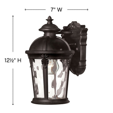 Hinkley Windsor Outdoor Small Wall Mount Lantern Alternative Image 1