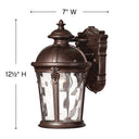 Hinkley Windsor Outdoor Small Wall Mount Lantern Alternative Image 6