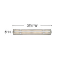 Hinkley Winton Extra Large Six Light Vanity Wall Sconce Alternative Image 1