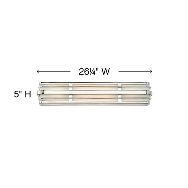 Hinkley Winton Large Four Light Vanity Wall Sconce Alternative Image 1