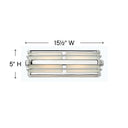 Hinkley Winton Small Two Light Vanity Wall Sconce Alternative Image 1
