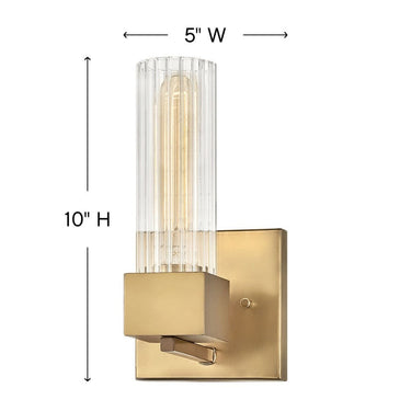 Hinkley Xander Medium Single Light Vanity Wall Sconce Alternative Image 1
