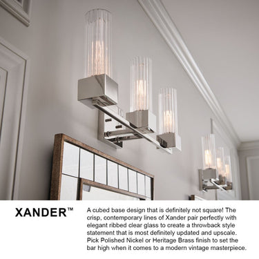 Hinkley Xander Medium Three Light Vanity Wall Sconce Alternative Image 15