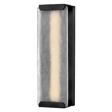 Hinkley Zayde Outdoor Large Wall Mount Lantern in Black Finish 