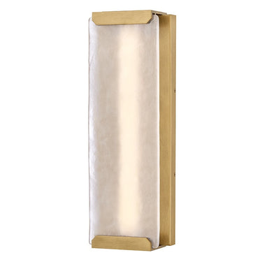 Hinkley Zayde Outdoor Large Wall Mount Lantern in Heritage Brass Finish 