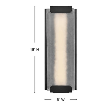 Hinkley Zayde Outdoor Medium Wall Mount Lantern Alternative Image 1