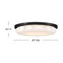 Hinkley Zoey Medium LED Flush Mount - HL47603 Alternative Image 1