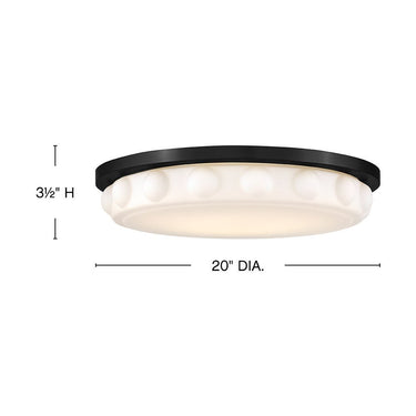 Hinkley Zoey Medium LED Flush Mount - HL47603 Alternative Image 1